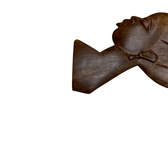 Hand-Carved African Wooden Wall Art Set - Picture 3 of 7